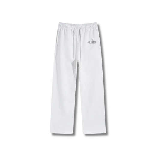 White Pants – With Logo – Unisex Premium Fit