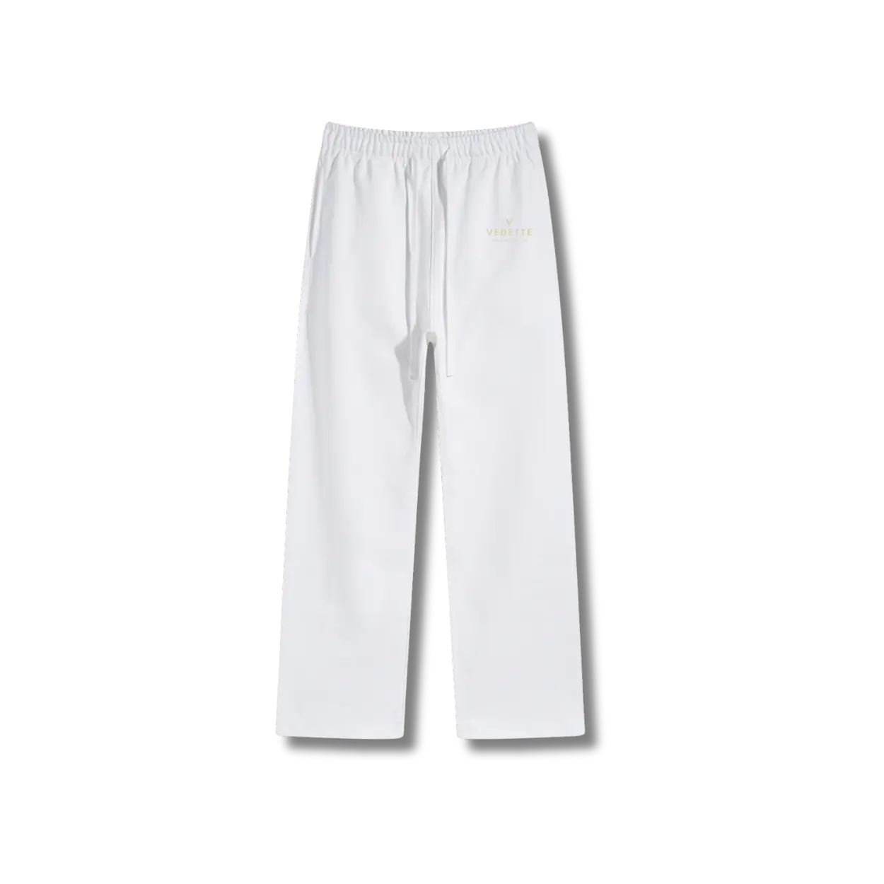 White Pants – With Logo – Unisex Premium Fit