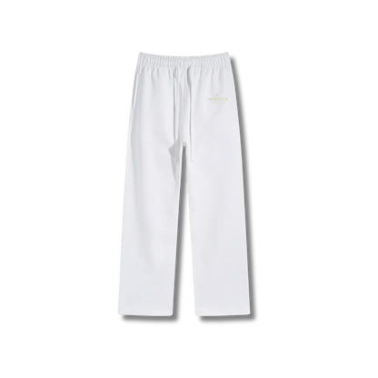 White Pants – With Logo – Unisex Premium Fit