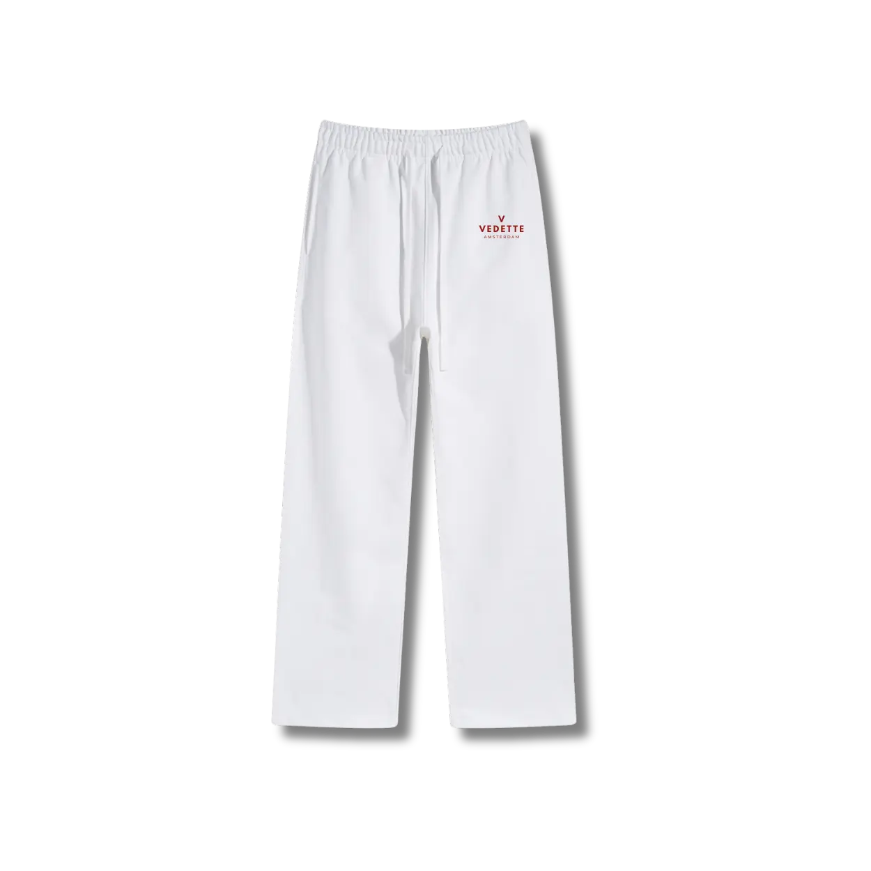 White Pants – With Logo – Unisex Premium Fit