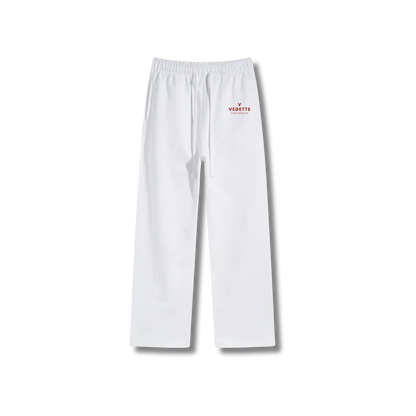 White Pants – With Logo – Unisex Premium Fit