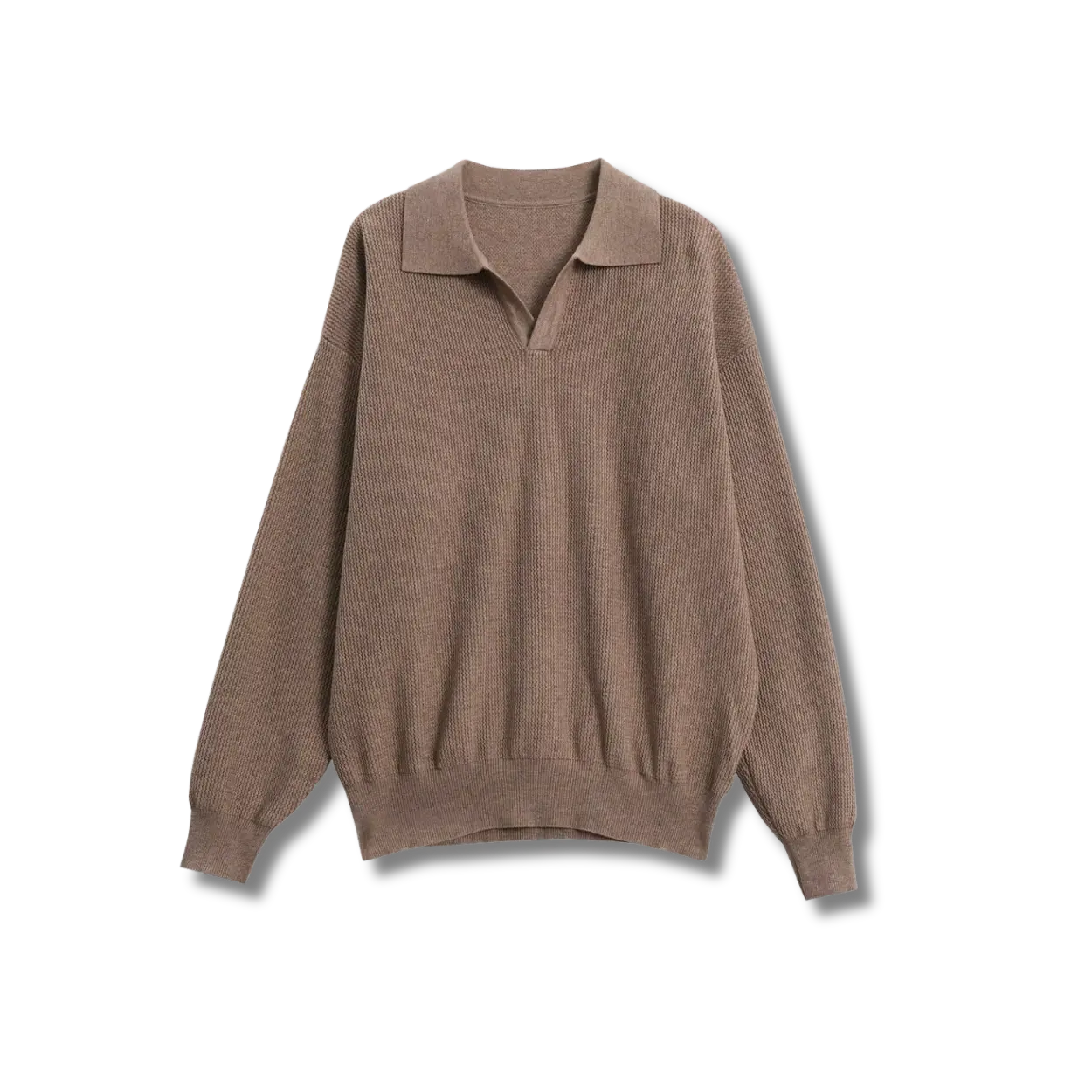 Vedette Polo Knit Sweater – Timeless Comfort – 100% Cotton