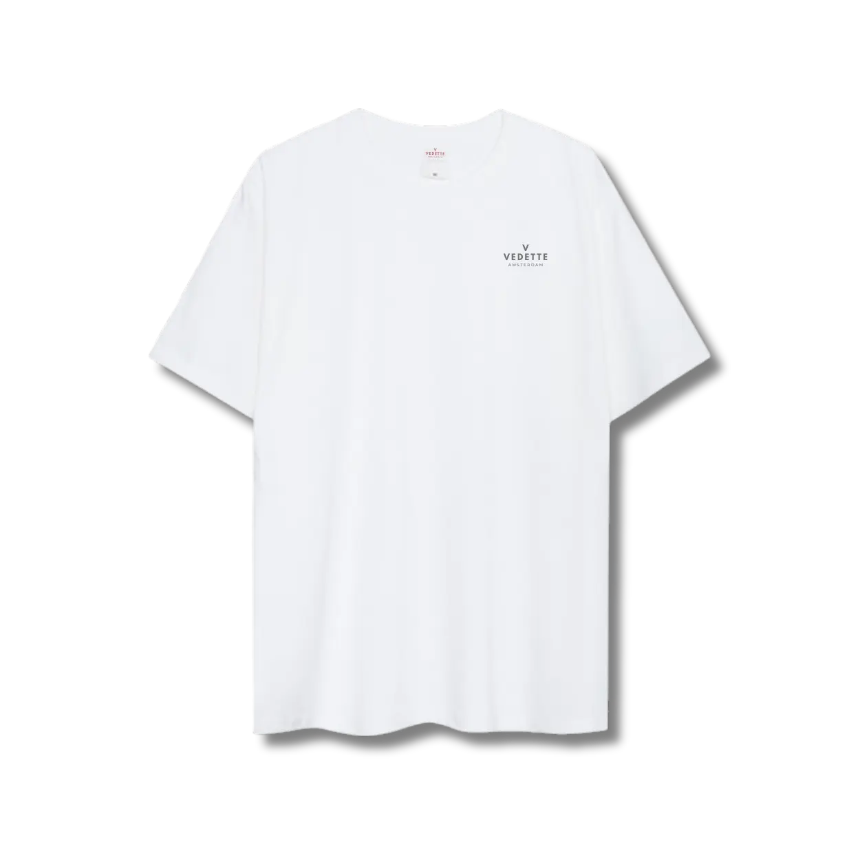 Vedette Premium Tee – White – Crest